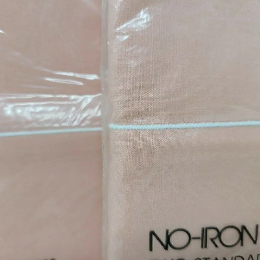 VTG NOS MARTEX TWIN FLAT SHEET PILLOWCASE NO IRON